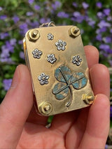 Compact Mini Flower Press by Davy | Portable Botanical Keepsake Maker | Ideal Craft Tool for Flower Preservation