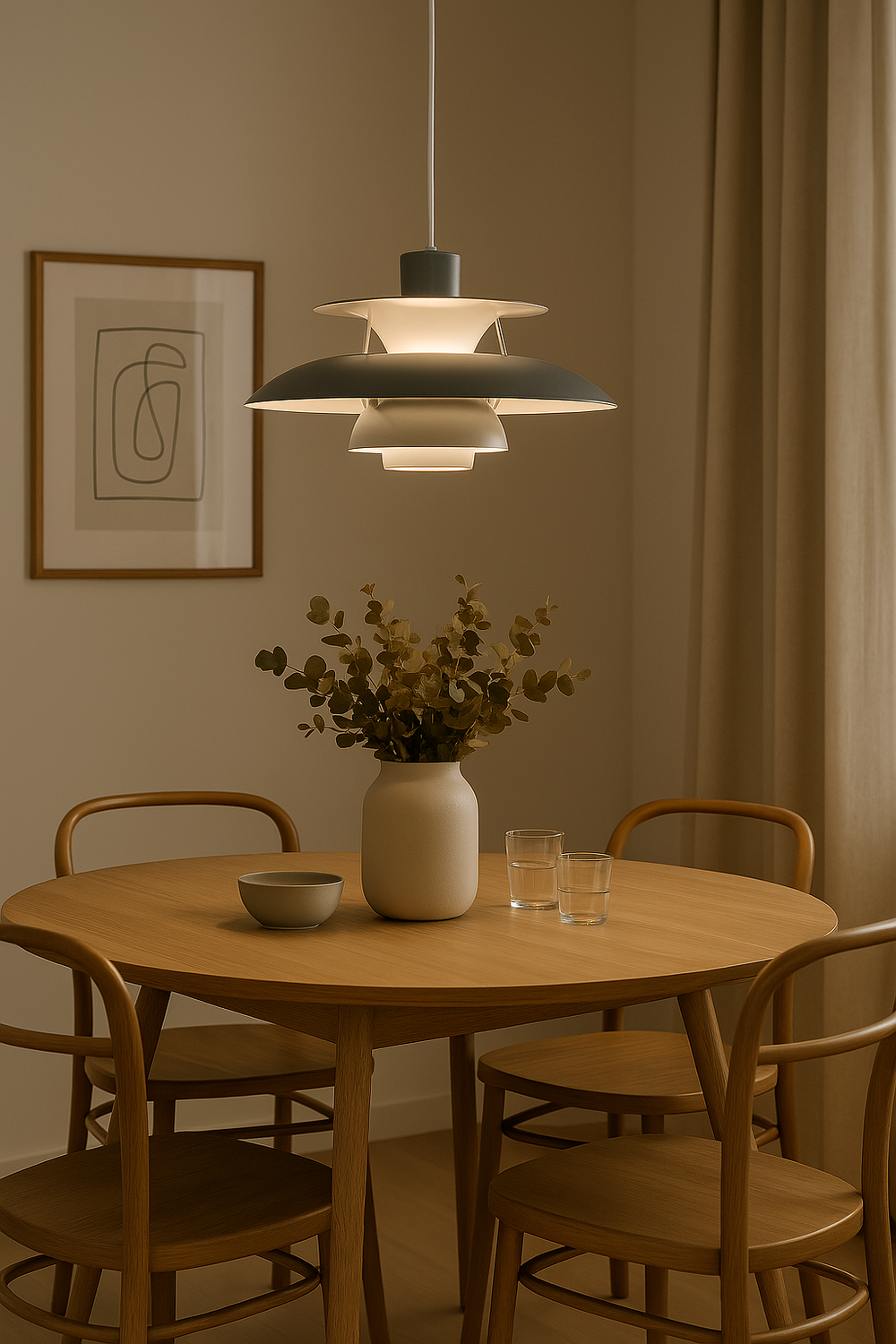 Modern Dimmable Round LED Ceiling Light | Long-Lasting Energy-Efficient Fixture | Davy Design