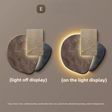 Modern LED Wall Clock with Light Accent - Davy Stylish Timepiece for Home Decor