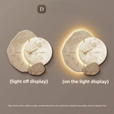 Modern LED Wall Clock with Light Accent - Davy Stylish Timepiece for Home Decor