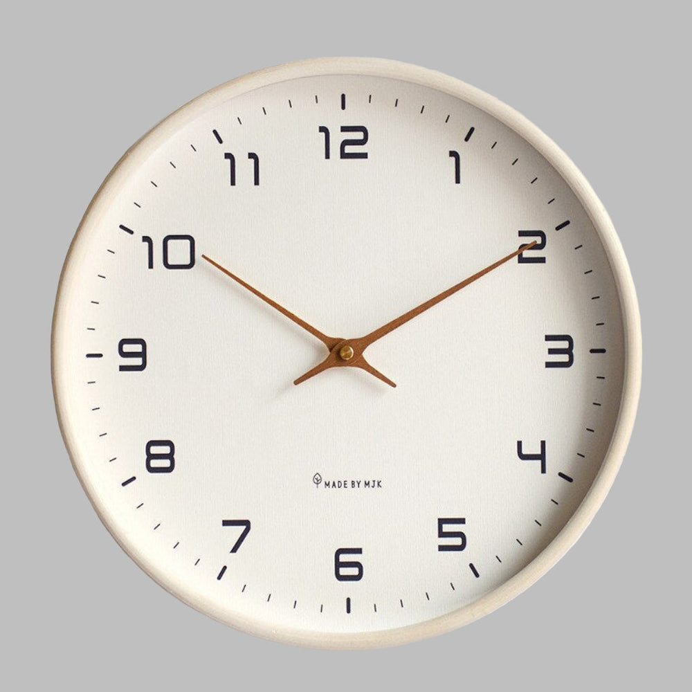Davy Modern Minimalist Wood Wall Clock | Stylish Home Decor Accent