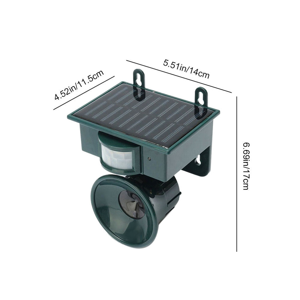 Davy Solar-Powered Motion Sensor Bird Repeller - Eco-Friendly Bird Deterrent for Gardens & Patios