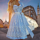 Authentic Women's Oktoberfest Dirndl Dress - Traditional Bavarian Style, Perfect for Festivals and Celebrations