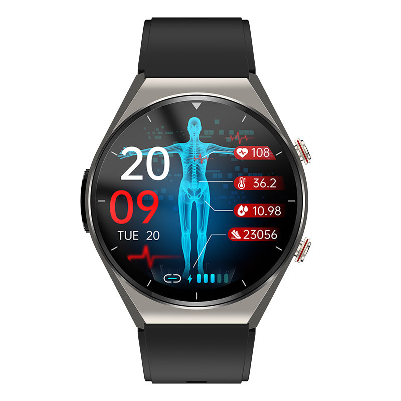 Enhanced Product Title: **Davy Smart Health Watch | One-Click Blood Sugar & Glucose Monitor | ECG, HRV, & Heart Rate Tracking | Blood Pressure & Fitness Tracker** 

This title is optimized for clarity, includes relevant keywords, and highlights the key fe