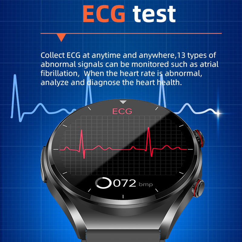 Enhanced Product Title: **Davy Smart Health Watch | One-Click Blood Sugar & Glucose Monitor | ECG, HRV, & Heart Rate Tracking | Blood Pressure & Fitness Tracker** 

This title is optimized for clarity, includes relevant keywords, and highlights the key fe