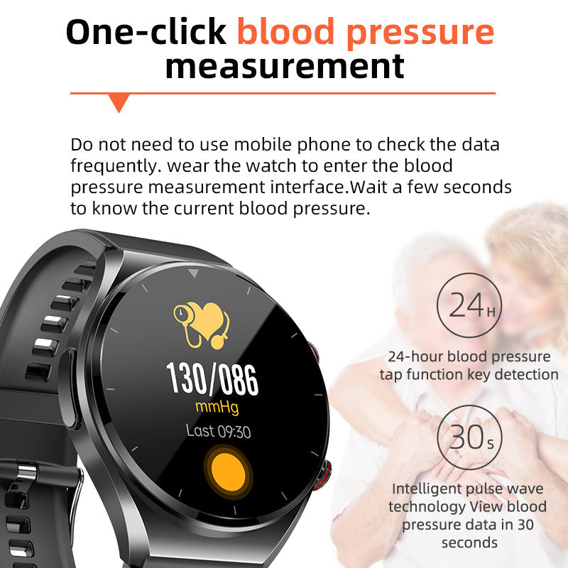 Enhanced Product Title: **Davy Smart Health Watch | One-Click Blood Sugar & Glucose Monitor | ECG, HRV, & Heart Rate Tracking | Blood Pressure & Fitness Tracker** 

This title is optimized for clarity, includes relevant keywords, and highlights the key fe