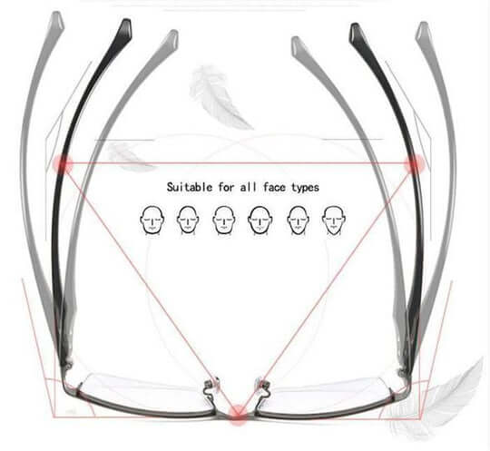 Davy Adaptive Multifocal Glasses with Blue Light Filter - Stylish, Lightweight, and Comfortable Vision Solution