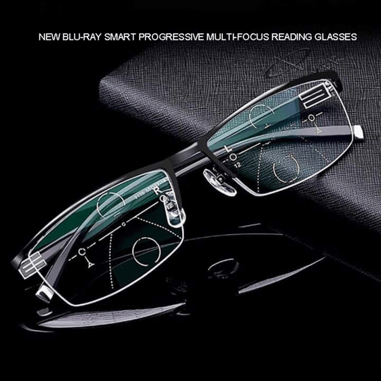 Davy Adaptive Multifocal Glasses with Blue Light Filter - Stylish, Lightweight, and Comfortable Vision Solution