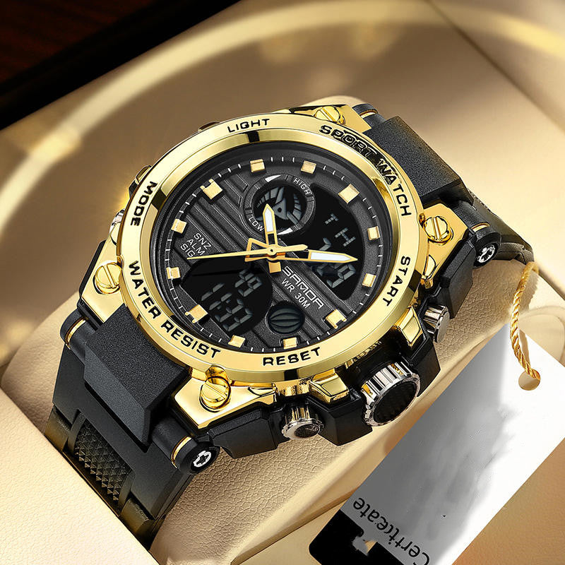 Davy Outdoor Multifunctional Waterproof Luminous Watch - Ideal for Adventure & Sports