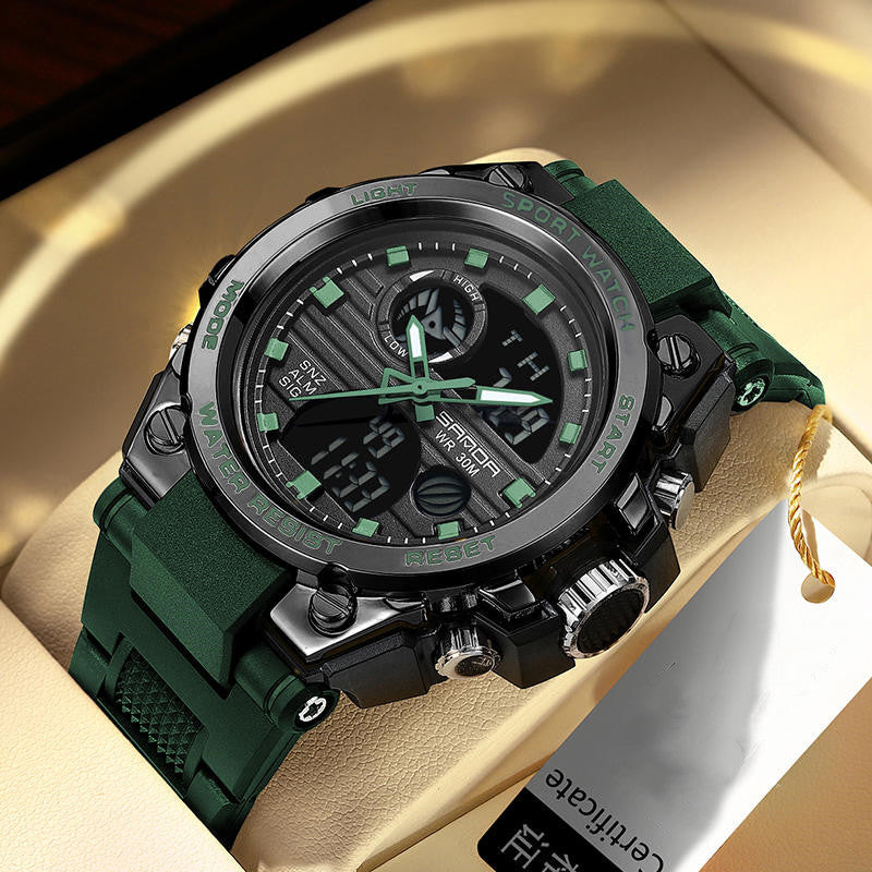 Davy Outdoor Multifunctional Waterproof Luminous Watch - Ideal for Adventure & Sports