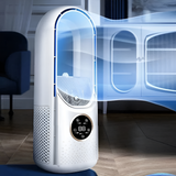 Davy Bladeless Tower Fan - Personal, Quiet & Stylish Cooling Solution