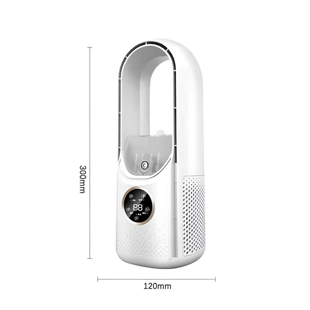 Davy Bladeless Tower Fan - Personal, Quiet & Stylish Cooling Solution