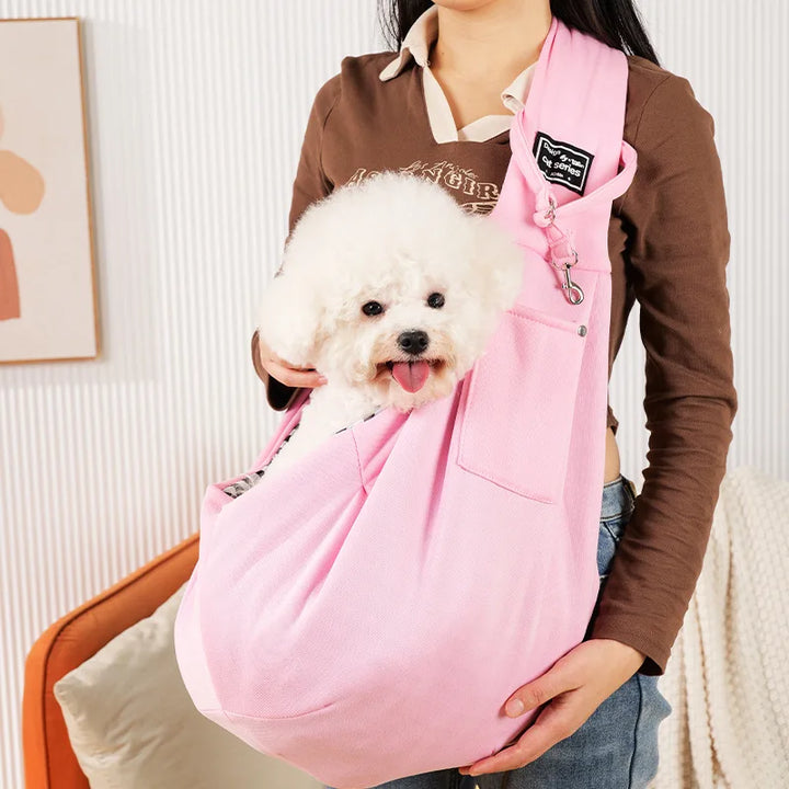 Davy Pet Sling Carrier Bag - Comfortable & Stylish for Small Dogs and Cats | Perfect for Travel & Everyday Use