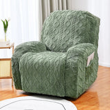 Davy Plush Recliner Sofa Cover - Cable Knit Texture for Ultimate Comfort & Style