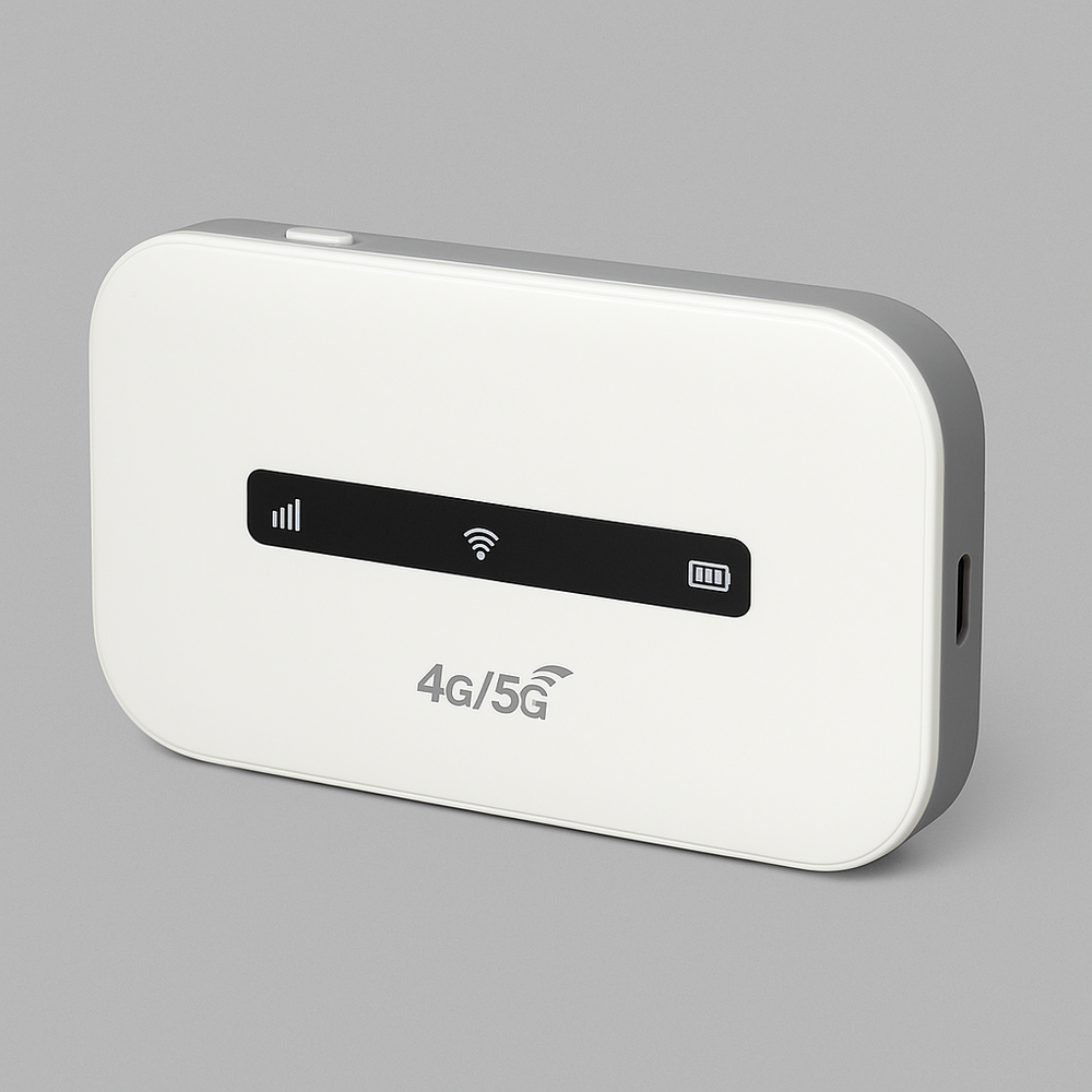 Davy Portable 4G/5G Wi-Fi Hotspot Router - High-Speed Mobile Internet for Travel & Home Use