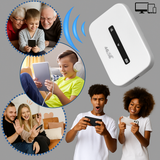 Davy Portable 4G/5G Wi-Fi Hotspot Router - High-Speed Mobile Internet for Travel & Home Use