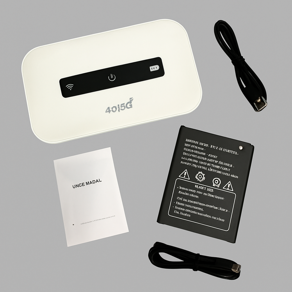 Davy Portable 4G/5G Wi-Fi Hotspot Router - High-Speed Mobile Internet for Travel & Home Use