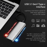 Davy Aluminum Portable SSD - High-Speed External Storage Solution for Data Backup & Transfer