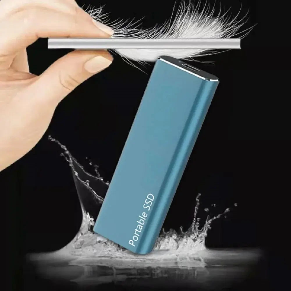 Davy Aluminum Portable SSD - High-Speed External Storage Solution for Data Backup & Transfer
