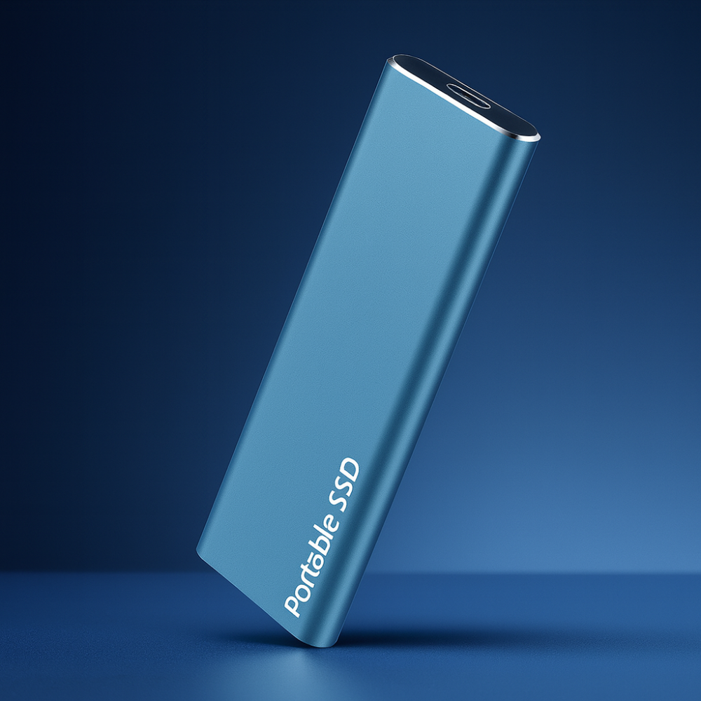 Davy Aluminum Portable SSD - High-Speed External Storage Solution for Data Backup & Transfer