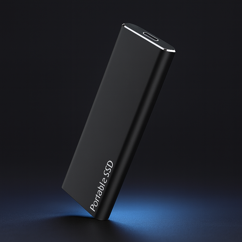 Davy Aluminum Portable SSD - High-Speed External Storage Solution for Data Backup & Transfer
