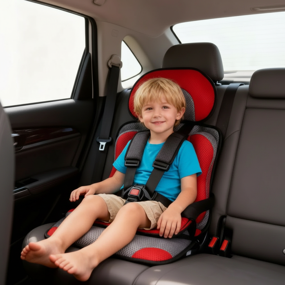 Portable & Foldable Child Car Booster Seat - Davy | Safe, Lightweight, and Travel-Friendly