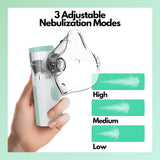 Davy Portable Nebulizer for Asthma Relief | Compact Handheld Inhaler for Home & Travel | Lightweight, Easy-to-Use Design