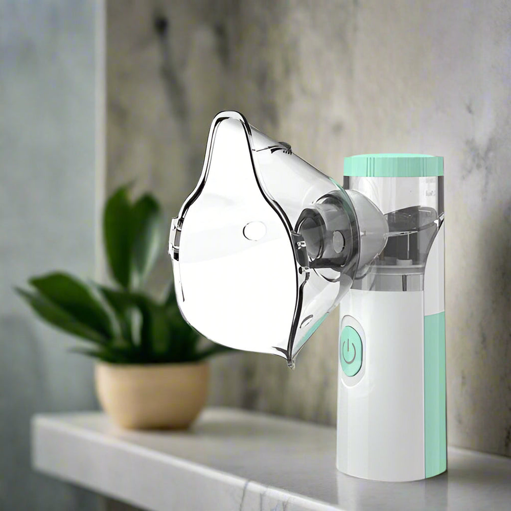 Davy Portable Nebulizer for Asthma Relief | Compact Handheld Inhaler for Home & Travel | Lightweight, Easy-to-Use Design