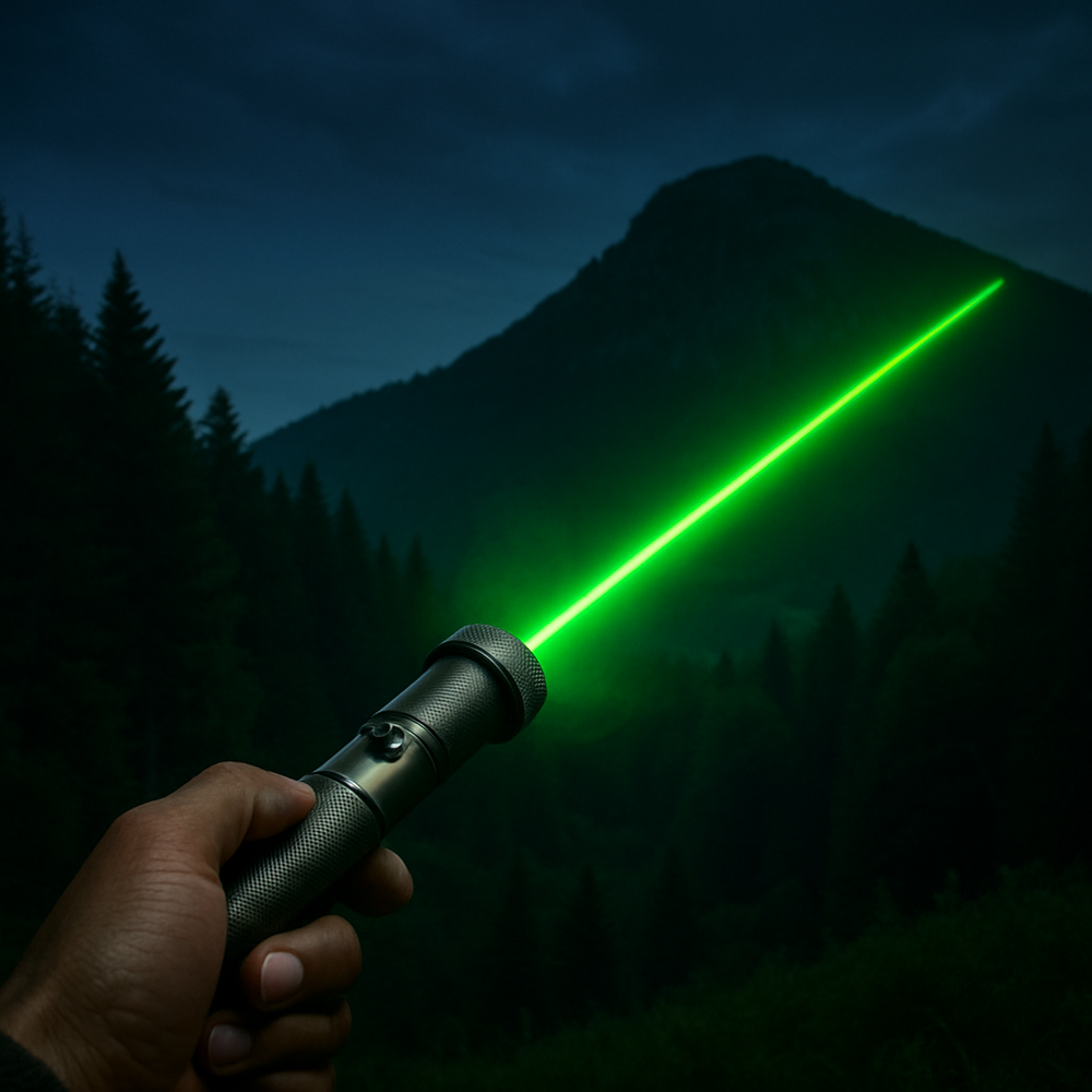 Davy Long Range Laser Pointer Torch - High-Power, Durable & Versatile Laser Beam for Outdoor Adventures