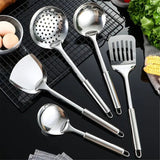 Davy Premium Stainless Steel Kitchen Utensils Set - 5 Essential Pieces for Cooking & Baking