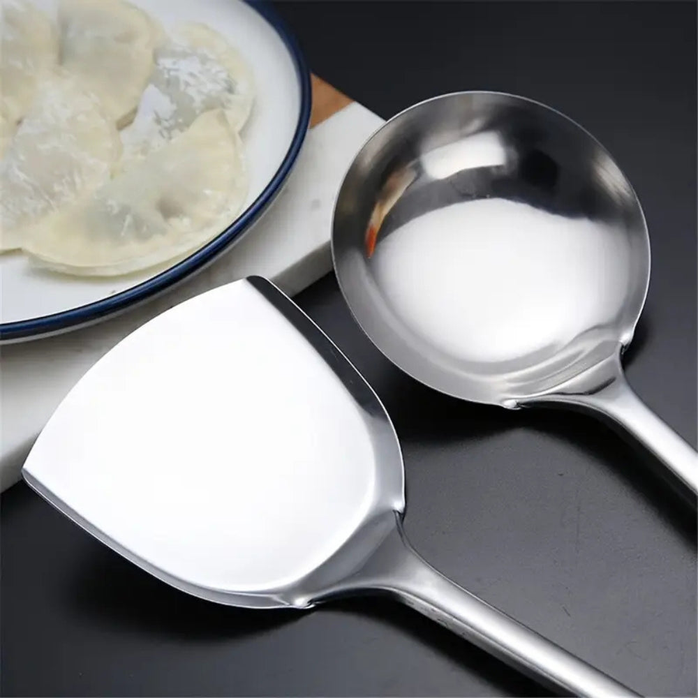 Davy Premium Stainless Steel Kitchen Utensils Set - 5 Essential Pieces for Cooking & Baking