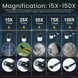 Davy Professional Astronomical Telescope - 70mm Aperture, 300mm Focal Length | Easy Setup for Stargazing & Nature Exploration