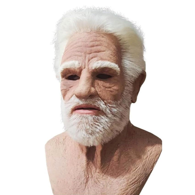 Davy Realistic Full Face Latex Mask - Perfect for Halloween Cosplay Costumes