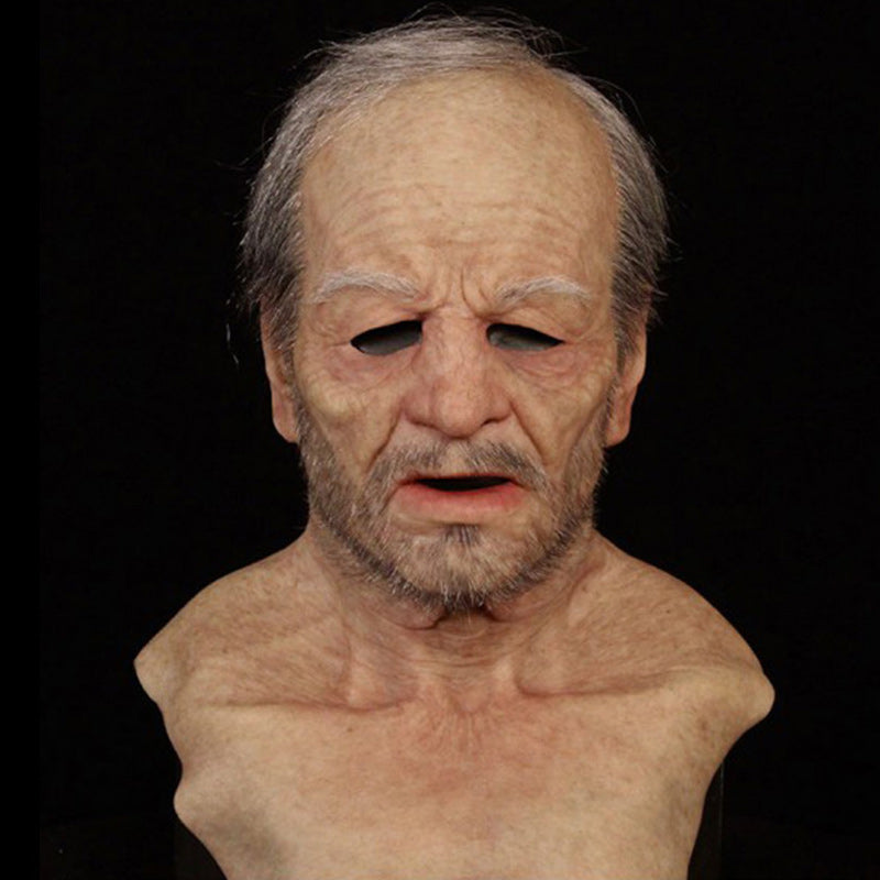 Davy Realistic Full Face Latex Mask - Perfect for Halloween Cosplay Costumes