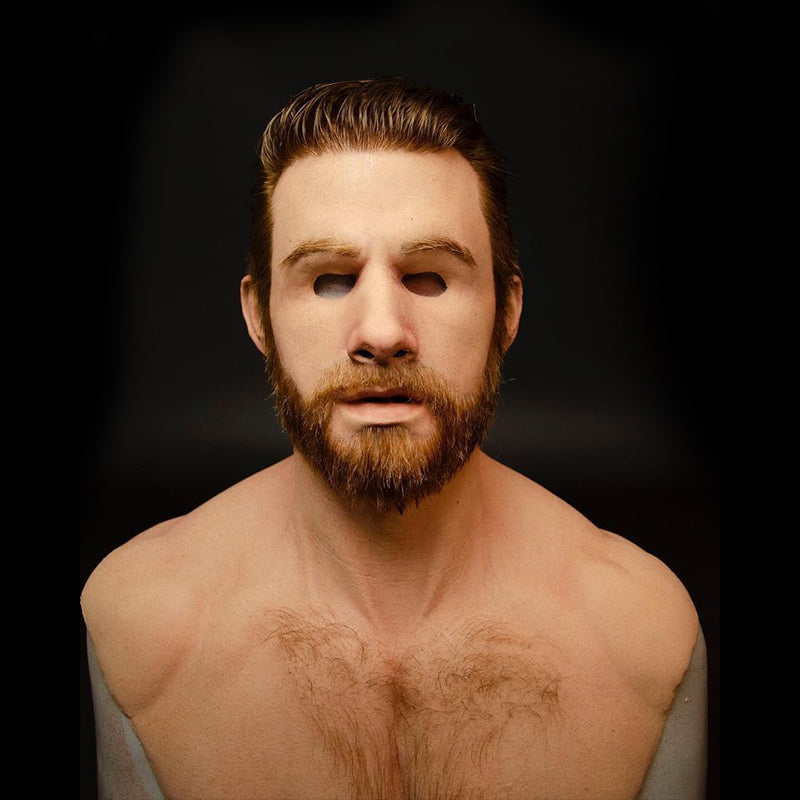 Davy Realistic Full Face Latex Mask - Perfect for Halloween Cosplay Costumes