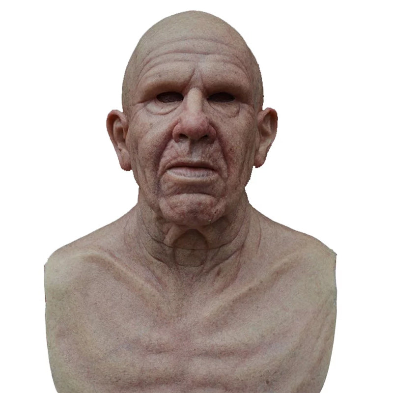 Davy Realistic Full Face Latex Mask - Perfect for Halloween Cosplay Costumes