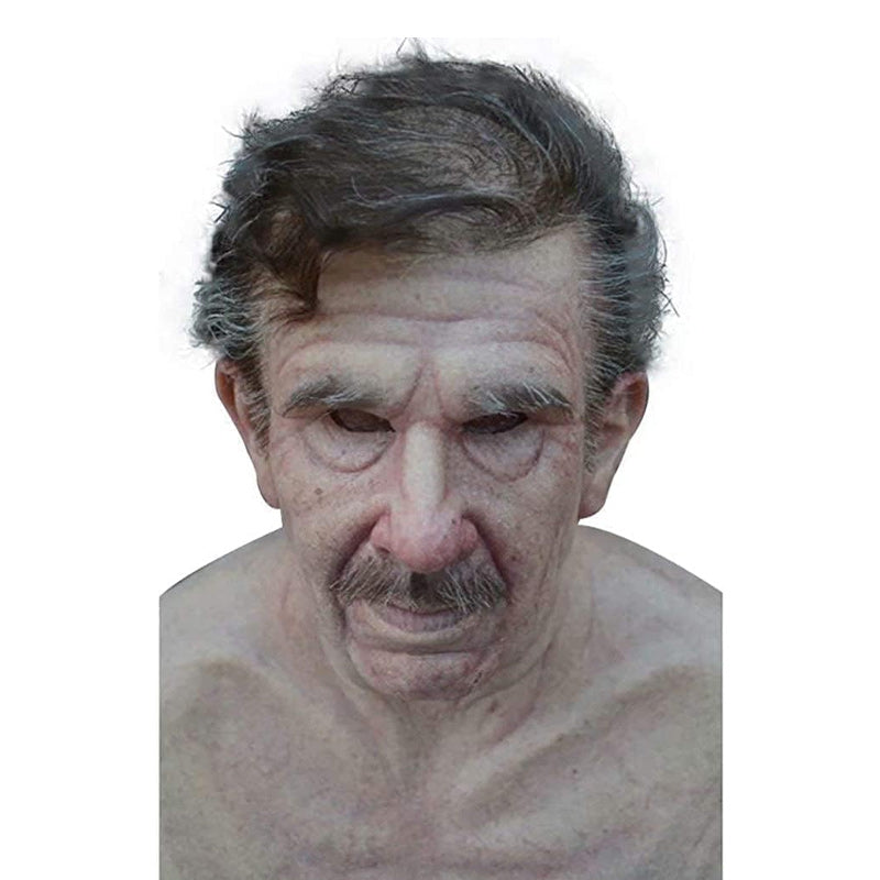 Davy Realistic Full Face Latex Mask - Perfect for Halloween Cosplay Costumes
