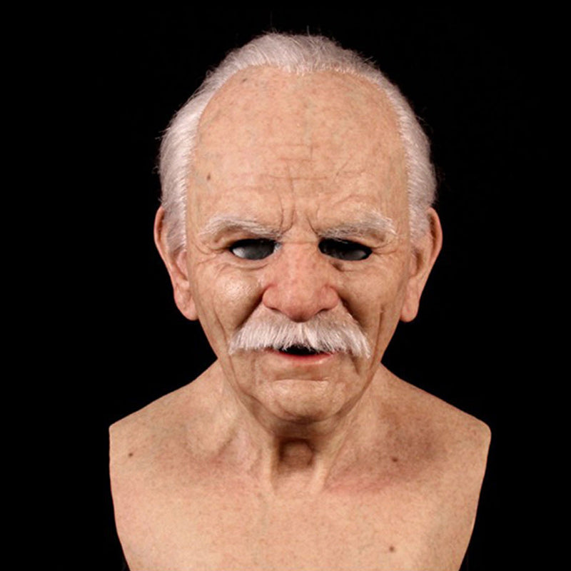 Davy Realistic Full Face Latex Mask - Perfect for Halloween Cosplay Costumes