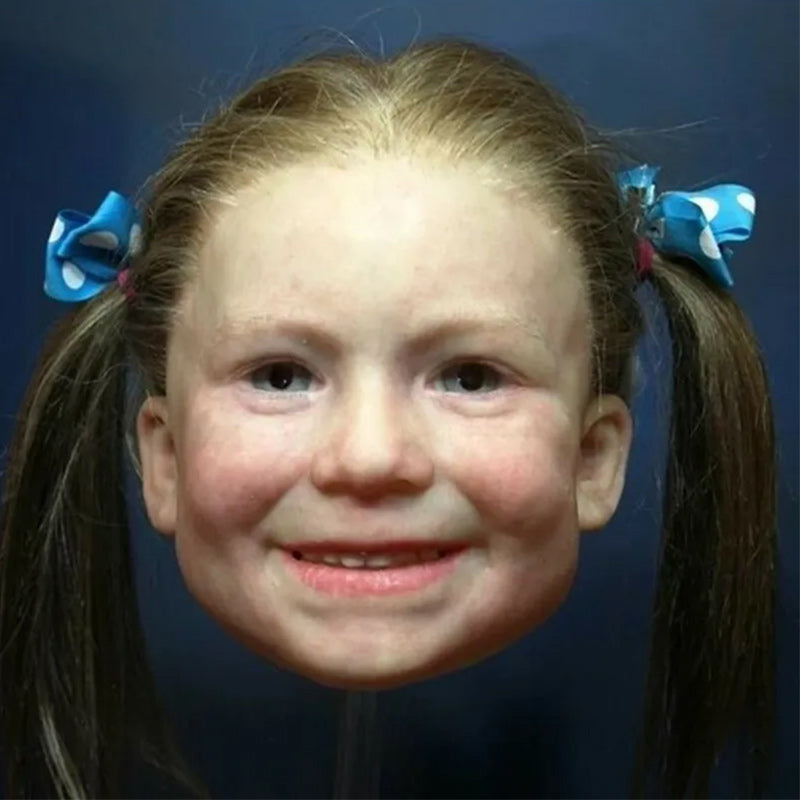 Davy Realistic Full Face Latex Mask - Perfect for Halloween Cosplay Costumes