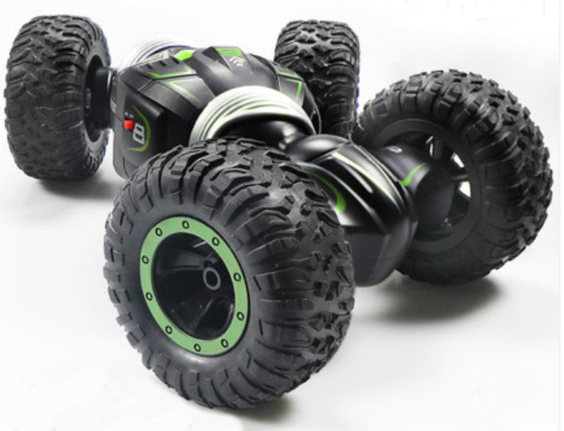Davy Rechargeable 4WD Off-Road Stunt Remote Control Car - Lithium Battery, Rubber Vacuum Tires, Perfect for All Terrain Fun - Ideal for Kids & Adults