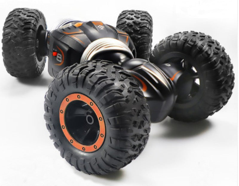 Davy Rechargeable 4WD Off-Road Stunt Remote Control Car - Lithium Battery, Rubber Vacuum Tires, Perfect for All Terrain Fun - Ideal for Kids & Adults
