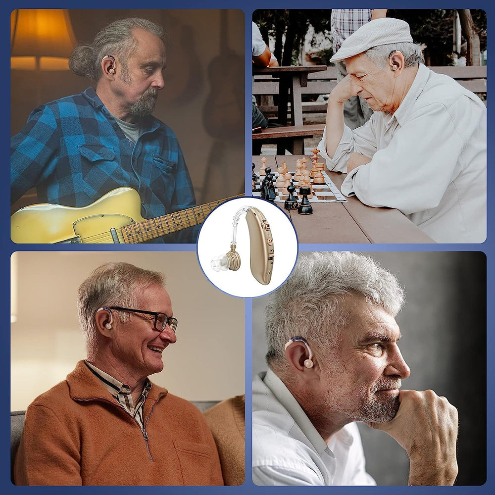 Enhanced Product Title: Davy Rechargeable Digital Behind-the-Ear Hearing Aids (BTE) with Advanced Noise Reduction Technology - Comfortable & Discreet Design 

This title includes relevant keywords while emphasizing key features and benefits to attract pot