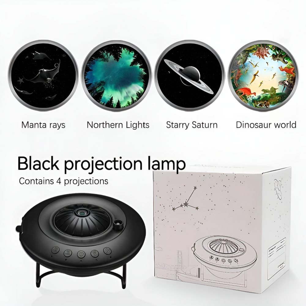 Stunning Davy Rotating Galaxy Projector - Nebula & Starry Night Light for Home Decor & Relaxation