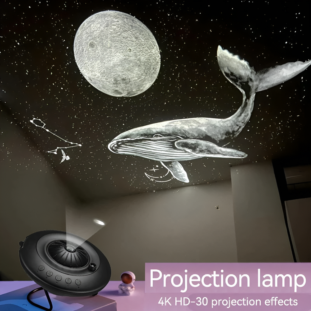 Stunning Davy Rotating Galaxy Projector - Nebula & Starry Night Light for Home Decor & Relaxation