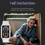 Davy Elderly SOS Smartwatch - GPS Tracking & Fall Detection Alerts for Seniors