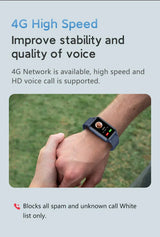 Davy Elderly SOS Smartwatch - GPS Tracking & Fall Detection Alerts for Seniors