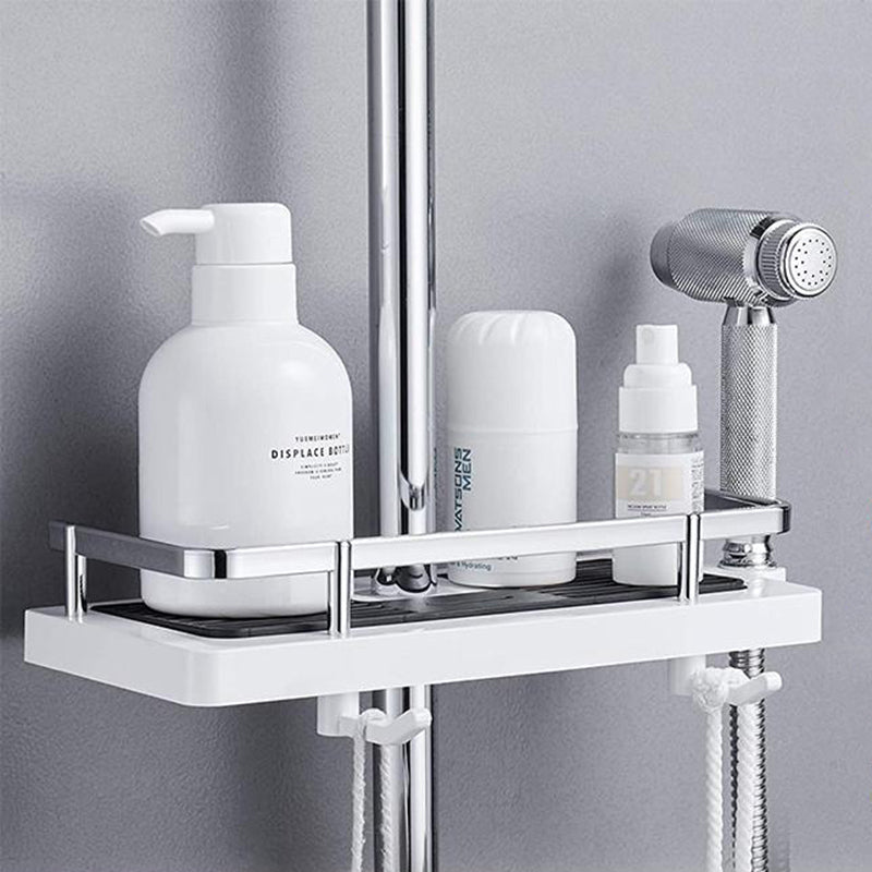 Davy No-Drill Shower Organizer Shelf | Easy Install Bathroom Storage Solution