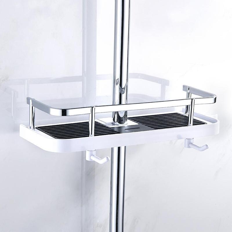 Davy No-Drill Shower Organizer Shelf | Easy Install Bathroom Storage Solution