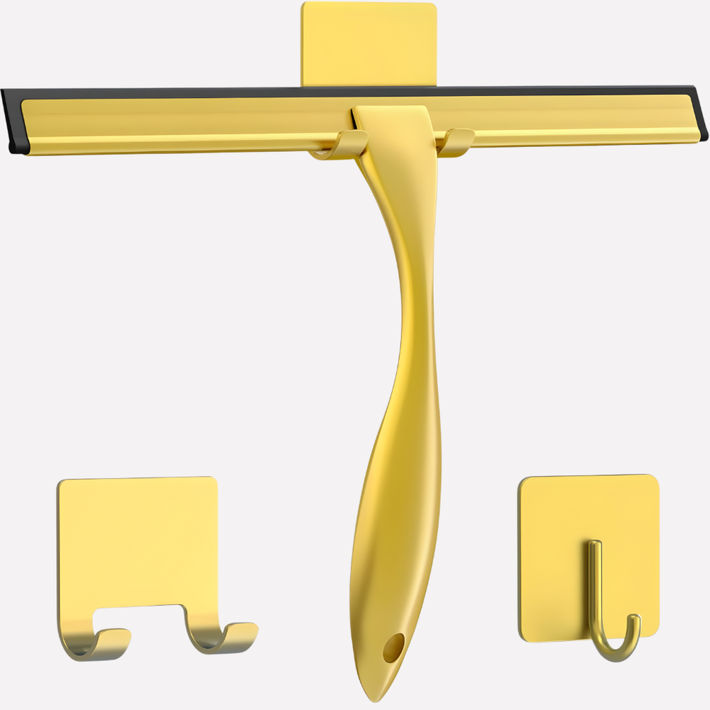Enhanced Product Title: "Davy Shower Door Squeegee with Adhesive Hooks - Premium Water Blade for Streak-Free Glass & Tile Cleaning" 

This optimized title includes relevant keywords and highlights the product's benefits, making it more appealing for Googl