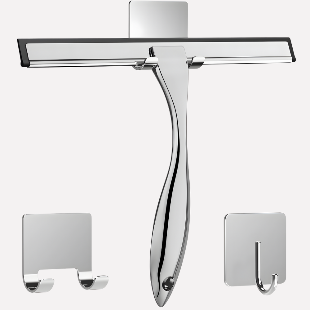 Enhanced Product Title: "Davy Shower Door Squeegee with Adhesive Hooks - Premium Water Blade for Streak-Free Glass & Tile Cleaning" 

This optimized title includes relevant keywords and highlights the product's benefits, making it more appealing for Googl